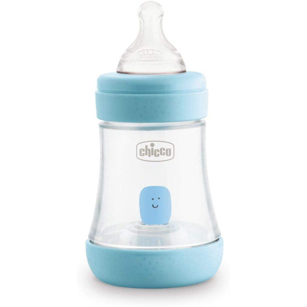 Perfect5 Plastik Butulka Yavaş Axın Slikon Mavi 0ay+ 150ml 00020211200040