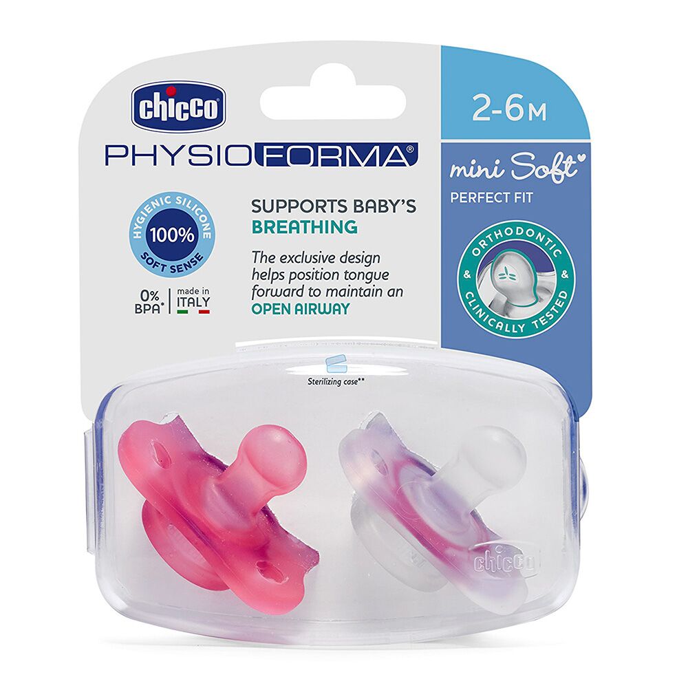 Mini Soft Silikon Əmzik Çəhrayı 2-6ay 2əd 00073231110000 1