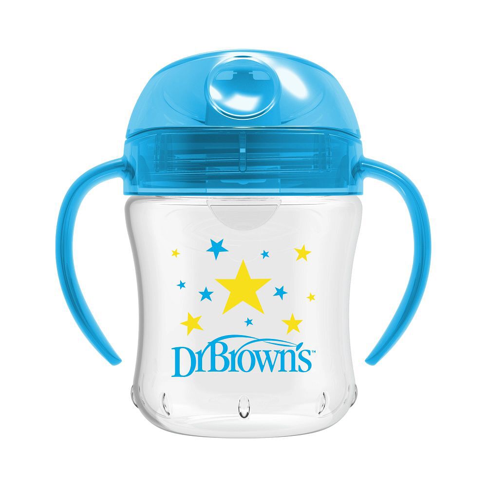 Dr.Brown's Keçid Fincanları Mavi 180ml TC61004 INTL Product Soft Spout Transition Cup 6oz 180ml Blue