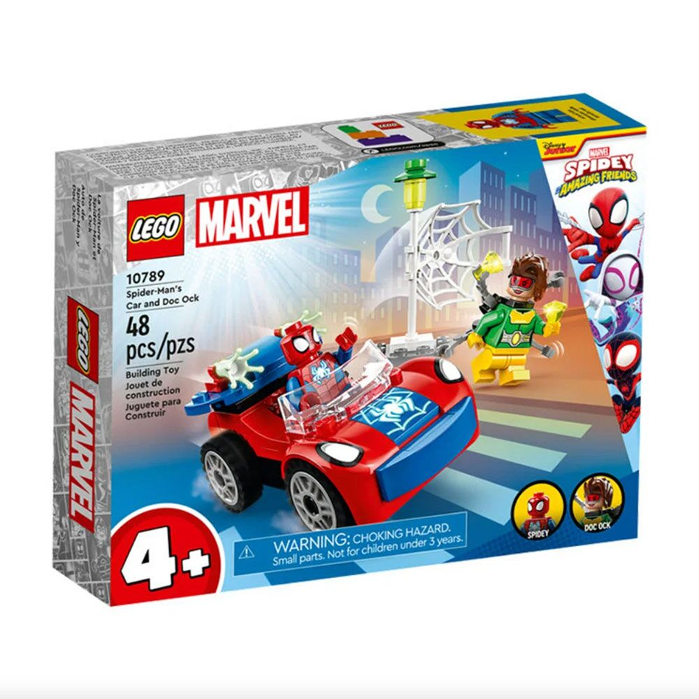 Lego Konstruktor Marvel: Hörümçək adam avtomobili və Doc Ock 1000108528 01