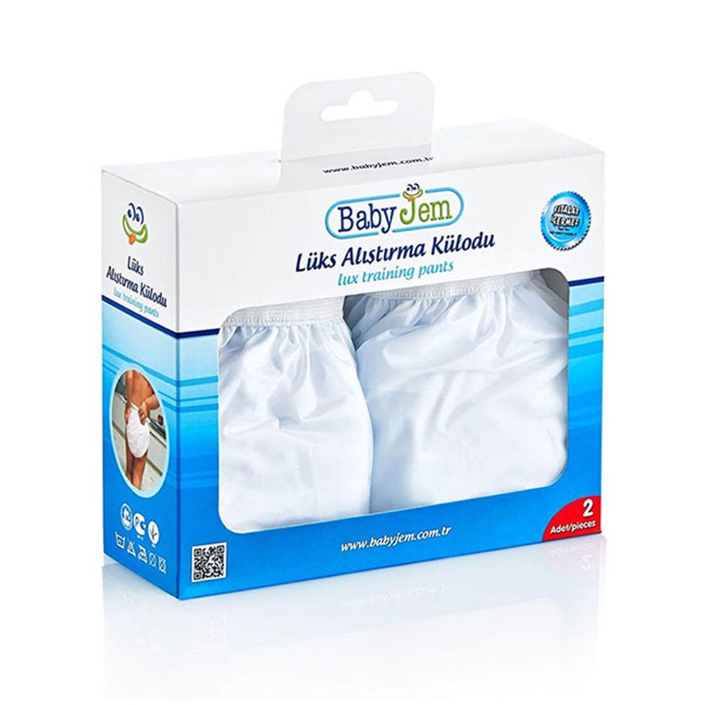 2-li Öyrəşdirmə Alt Paltar Bezi Ağ 2 Yaş 8699209311554 03