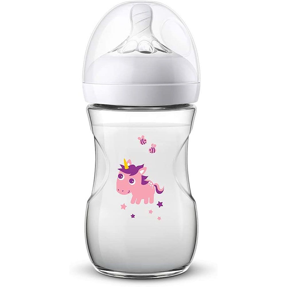 Natural Uşaq Butulkası Taybuynuz at Şəffaf Silikon Polipropilen 1ay+ 260ml SCF07025 2