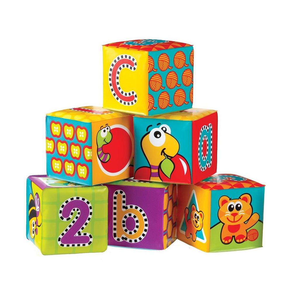 Playgro Yumşaq Vanna Kubikləri 9321104838384 01