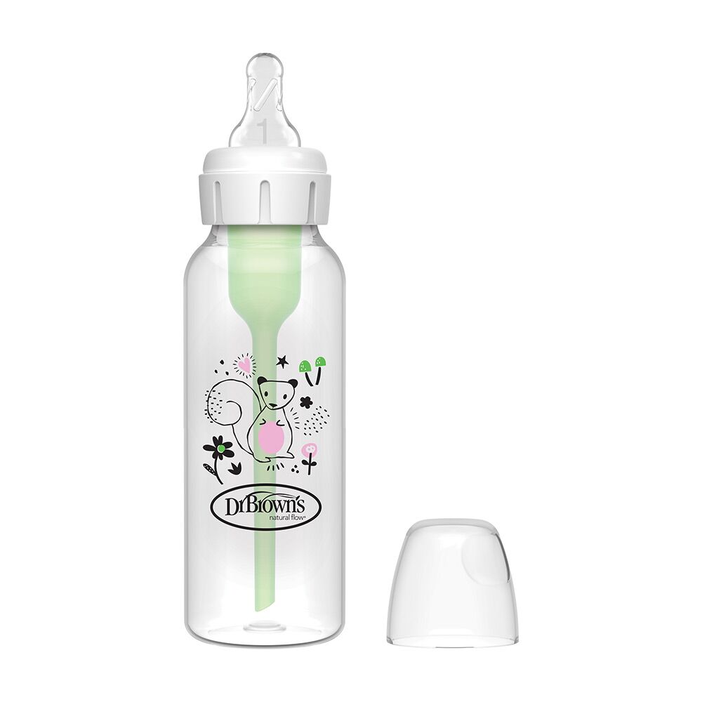 Dr.Brown’s “Options+” Antikolik Normalboğaz Polipropilen Butulka “Dələ Dizaynı” 0+ay 250ml SB81108 ESX1