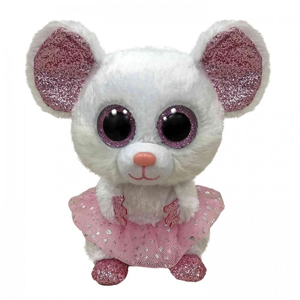 TY Beanie Boos-Ballerina Ağ Siçan "Nina" 15sm 008421363650